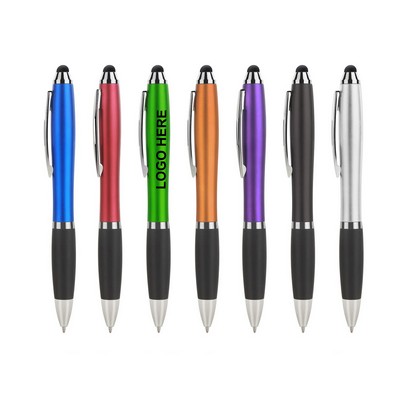 Touch Screen Rubberized Ballpoint Pen